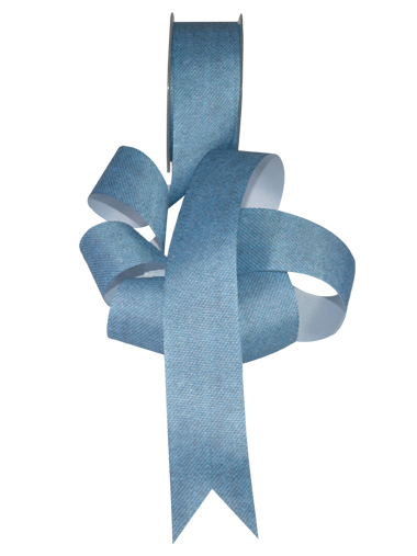 Denim Effect Grosgrain Ribbons