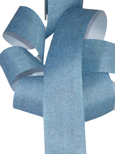 Denim Effect Grosgrain Ribbons