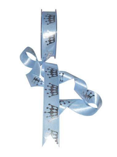 King Crown Printed Satin Ribbons