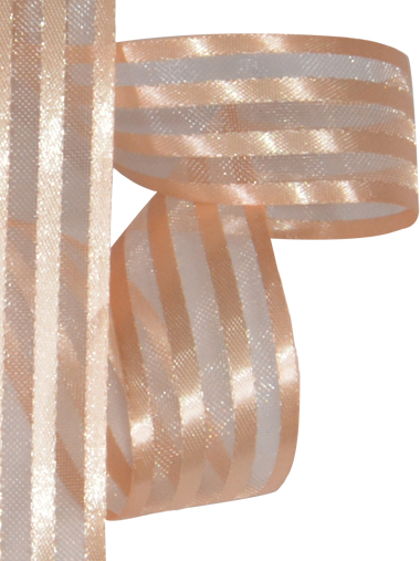 Satin Stripped Transperent Ribbons